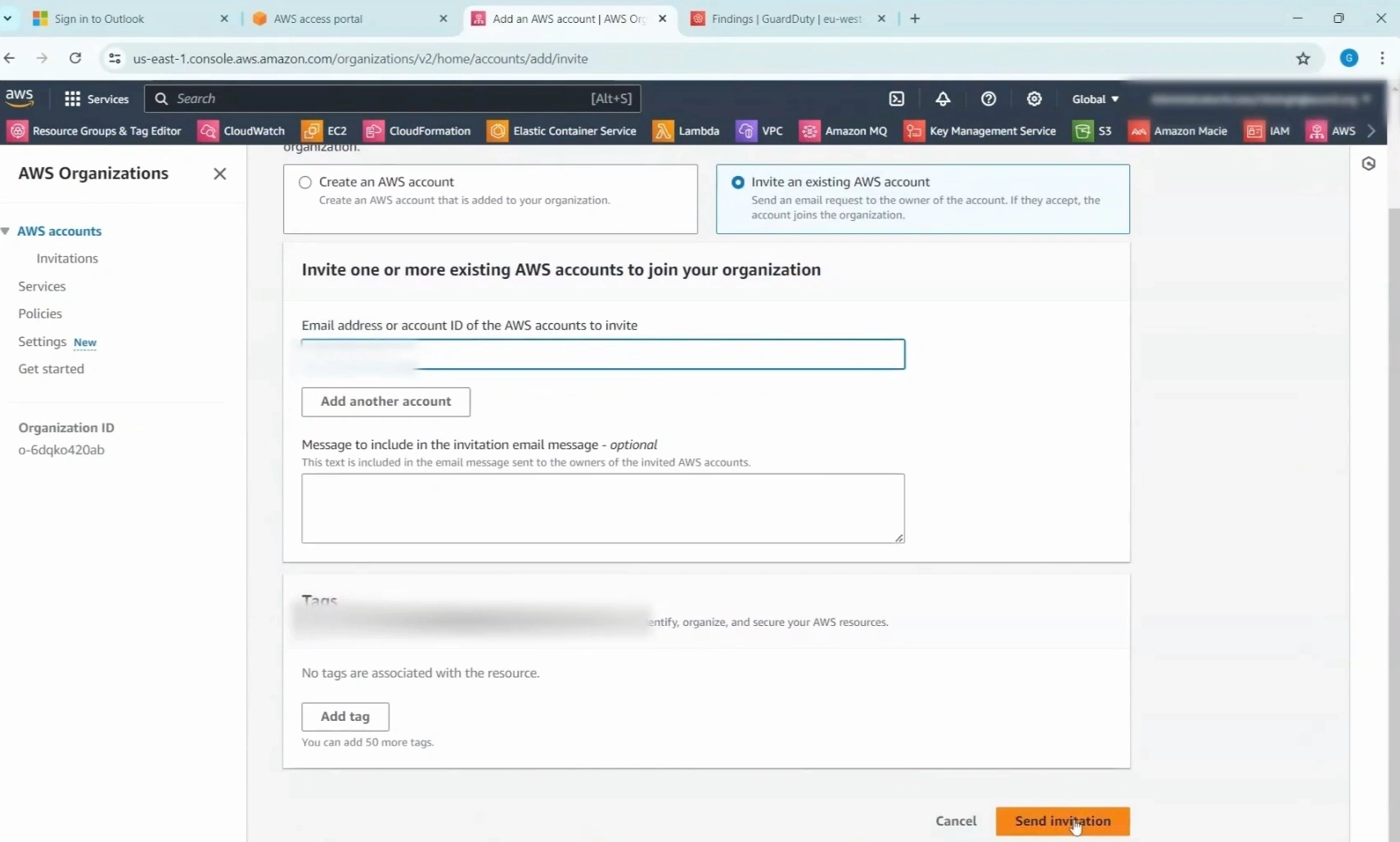 Sending the Invitation