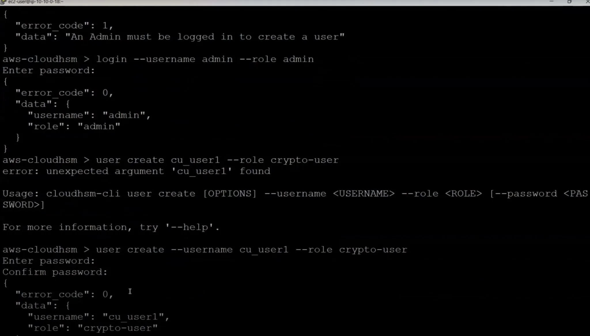 Configuring HSM CLI and User Management