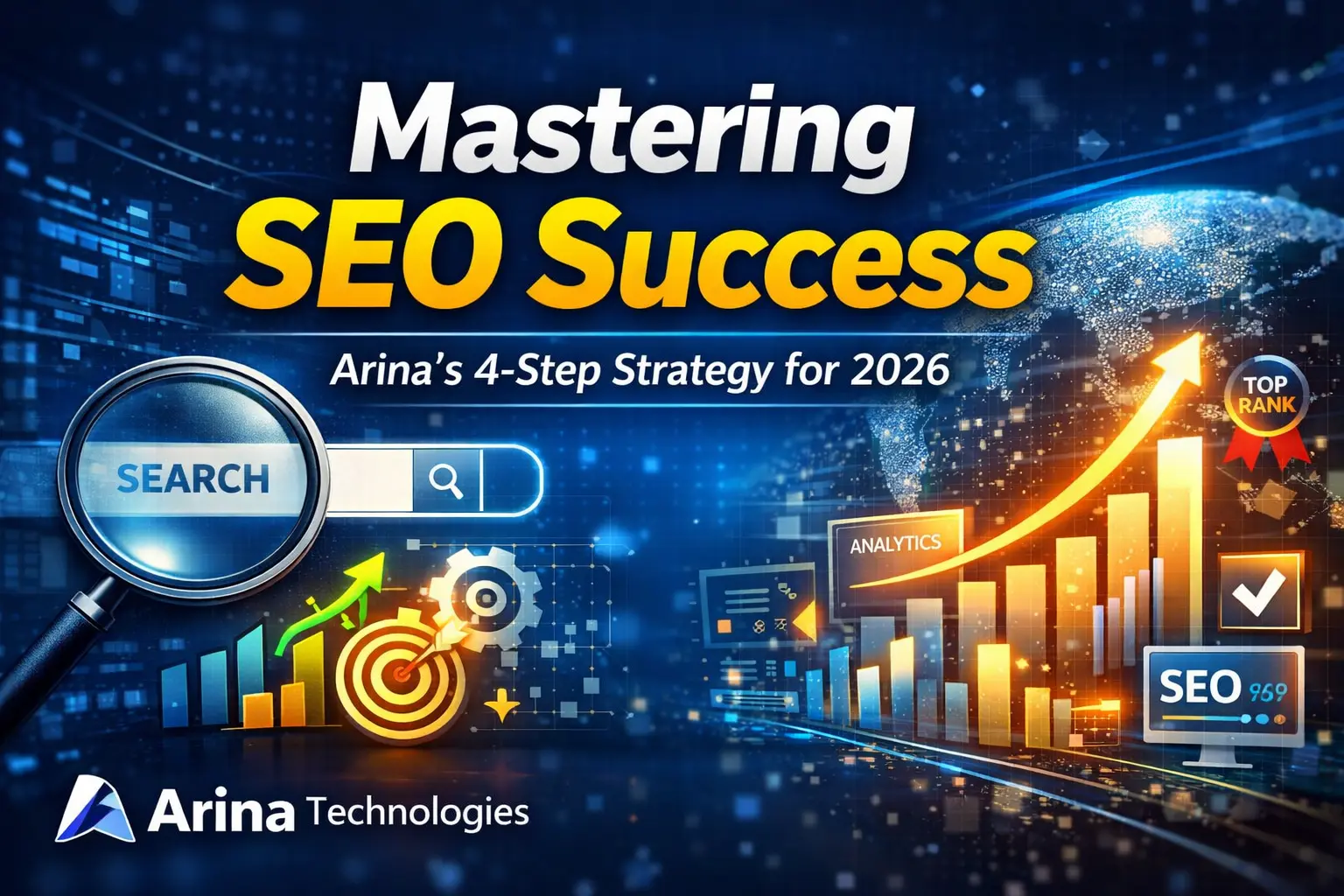 Mastering SEO Success in 2026: Arina Technologies’ Proven 4-Step Strategy